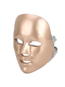LED-Gesichtsmaske in Gold