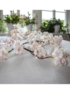 LED-Girlande "Cherryflower" in Rosa - (L)180 cm