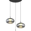 LED-Hängeleuchte "Quintara" in Schwarz - Ø 49 cm