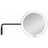 LED-Kosmetikspiegel "Modo" in Weiß/ Schwarz - (L)35 cm