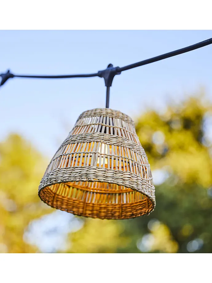 LED-Lichtergirlande "Tessa" in Natur - (L)600 cm