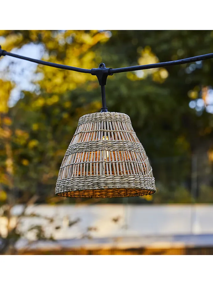 LED-Lichtergirlande "Tessa" in Natur - (L)600 cm