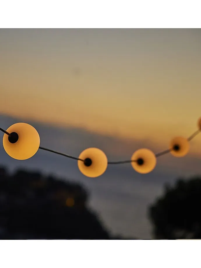 LED-Lichterkette "Bolly" in Weiß - (L)505 cm