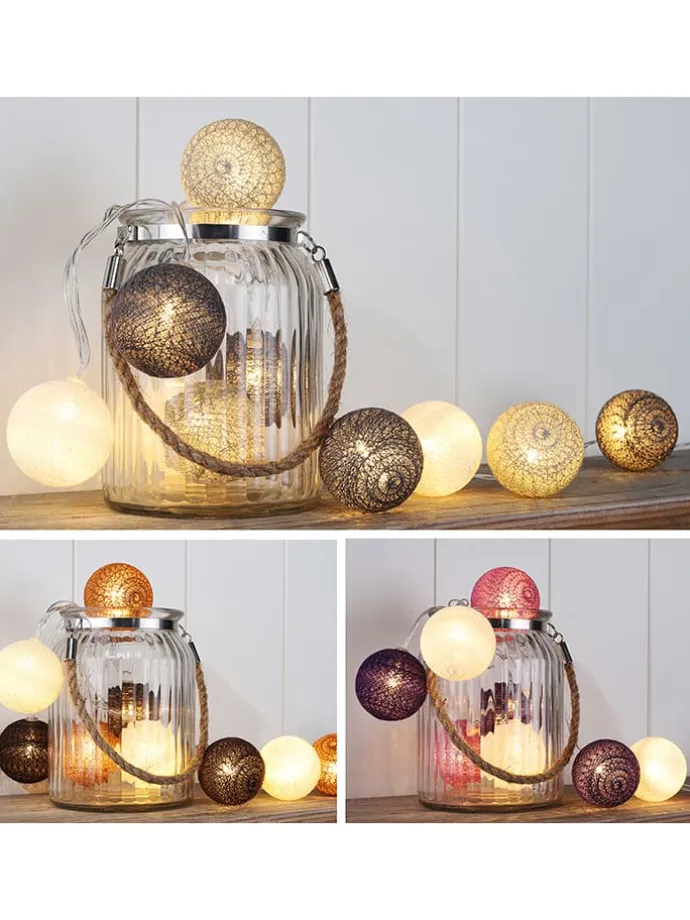 LED-Lichterkette in Bunt - (L)200 cm