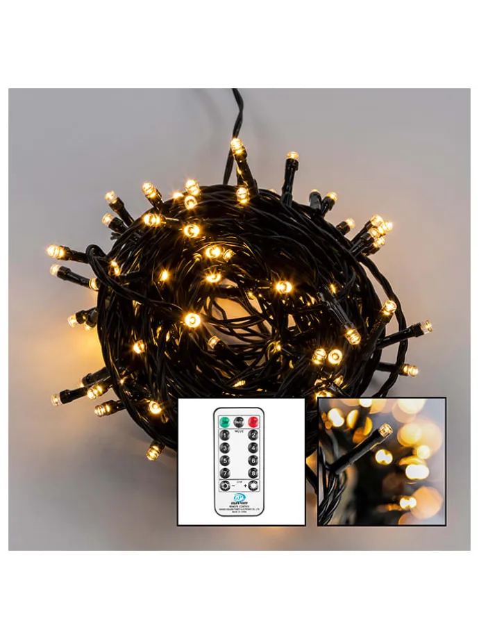 LED-Lichterkette in Warmweiß - (L)1200 cm