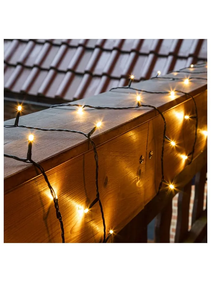 LED-Lichterkette in Warmweiß - (L)1200 cm