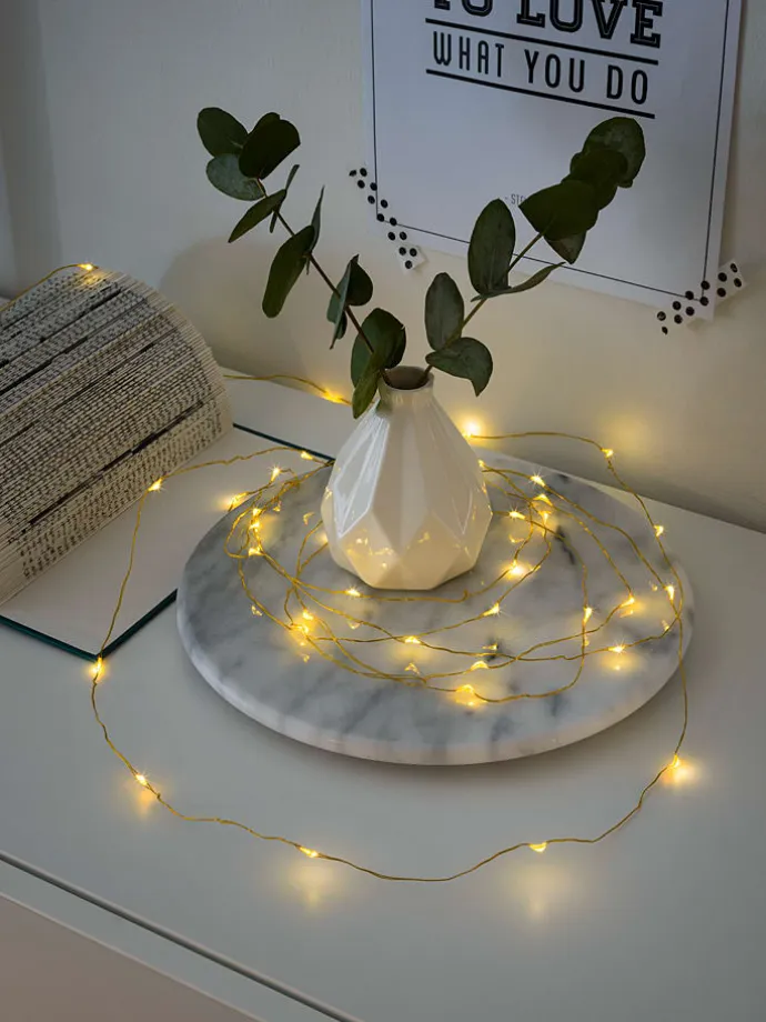 LED-Lichterkette in Warmweiß - (L)240 cm
