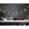 LED-Lichterkette "Ornament" in Weiß - (L)180 cm