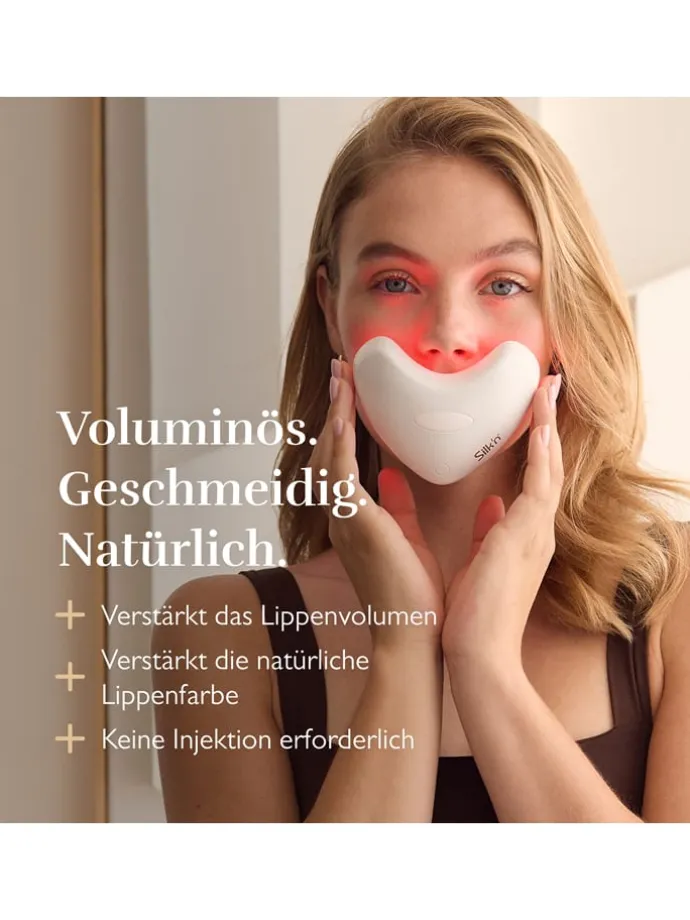 LED-Lippenmaske ''LumiLips'' in Weiß