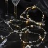 LED-Perlen-Lichterkette "Dew Drops" in Warmweiß - (L)190 cm