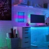 LED-Schriftleuchte "No bad days" in Blau/ Pink - (B)18 x (H)30 cm