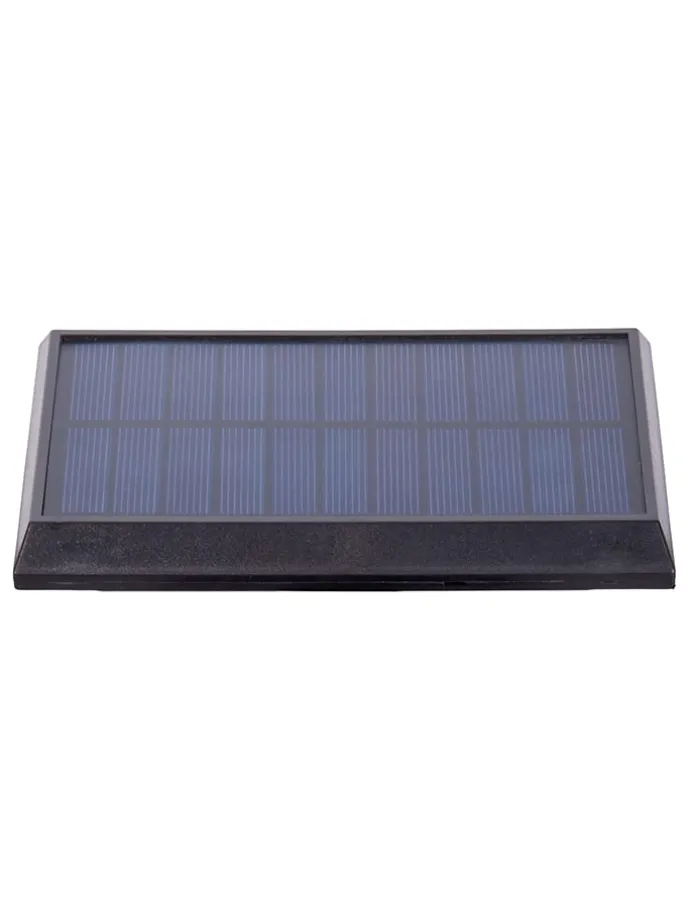 LED-Solar-Außenwandleuchte "Pacita" in Schwarz - (B)28 x (H)13,5 x (T)11 cm