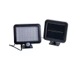 LED-Solar-Außenwandleuchte "Pepe" in Schwarz - (B)13 x (H)15 cm