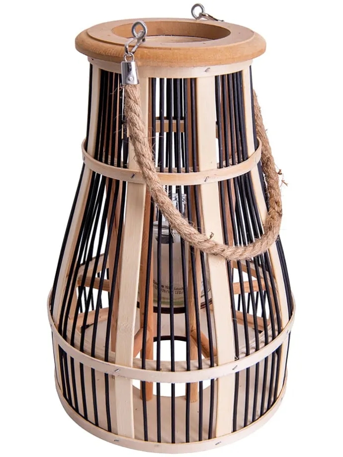 LED-Solar-Dekoleuchte in Natur - (H)34,5 cm
