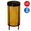 LED-Solarleuchte "Patti" in Gelb - (H)26 x Ø 12 cm