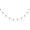 LED-Solar-Lichterkette "Cadena" in Schwarz/ Transparent - (L)1000 cm