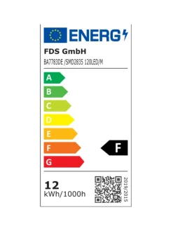 LED-Spiegel in Silber