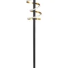 LED-Standleuchte "Bellezza" in Schwarz/ Gold - EEK D (A bis G)