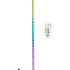 LED-Standleuchte in Schwarz - (B)43 x (H)140 cm