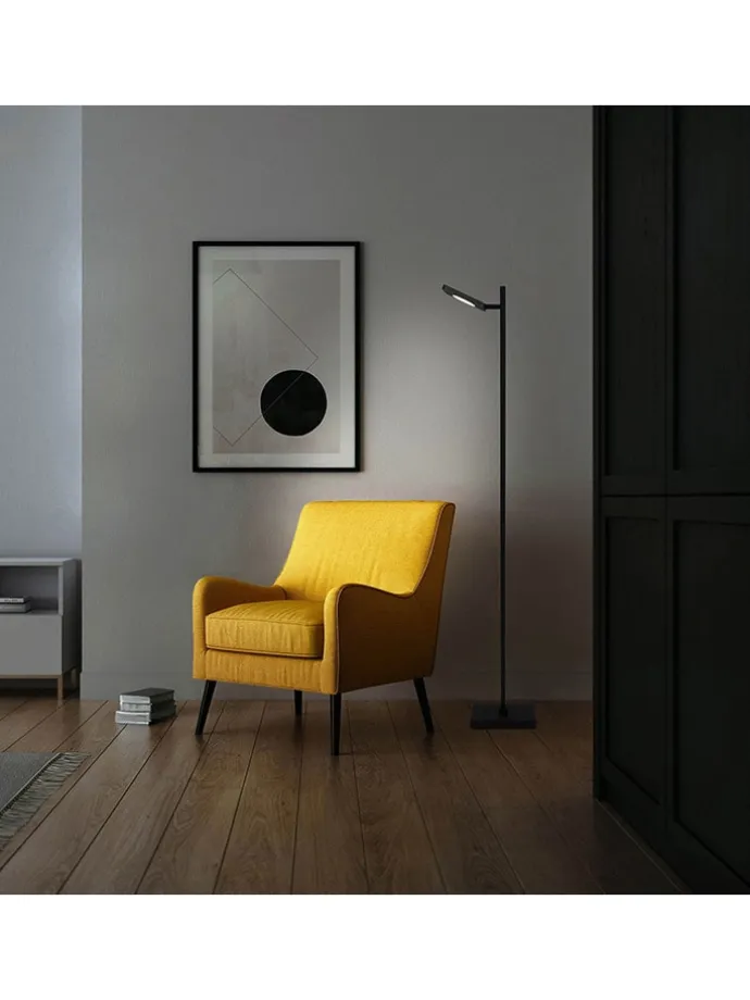 LED-Standleuchte "Lupa" in Schwarz - EEK F (A bis G)