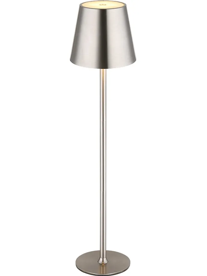 LED-Tischleuchte "Vannie" in Silber - (H)47 x Ø 11,2 cm