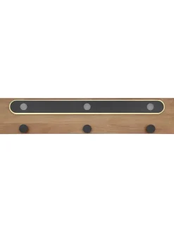LED-Wandleuchte "Chasey" in Hellbraun - (B)65 x (H)13 cm