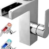 LED-Waschtischarmatur "Orinocco" in Chrom