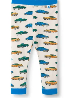 Leggings "Elstar" in Blau/ Weiß