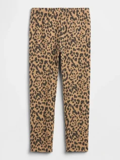 Leggings in Hellbraun