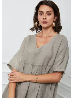 Leinen-Kleid