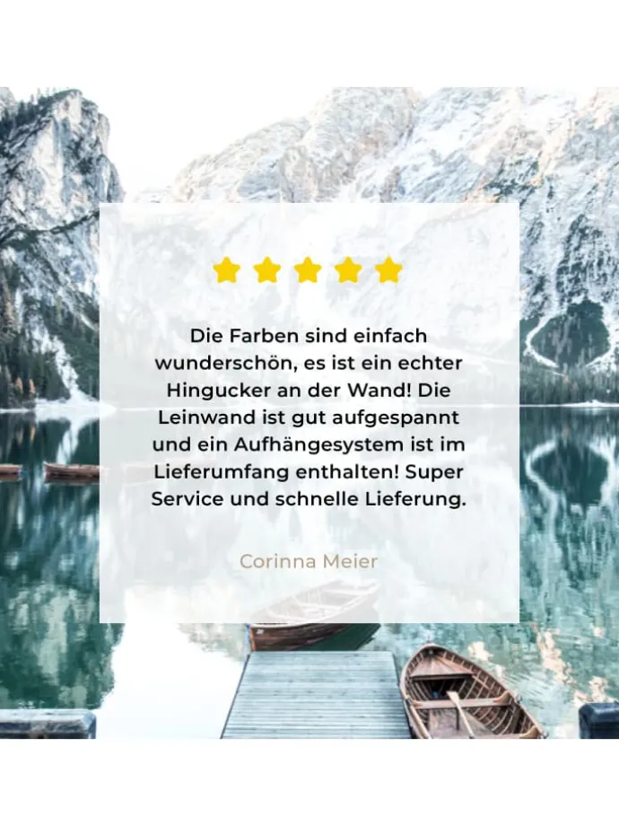 Leinwand bilder Bergsee (BxH)