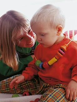 Lernspielzeug Fädelspiele in Bambini Perlen