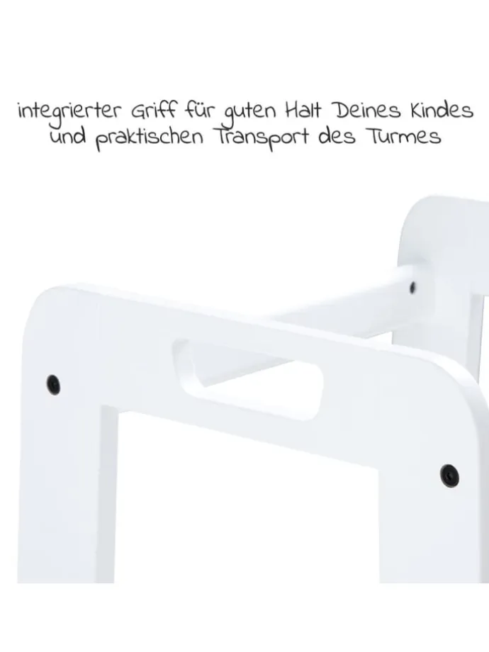 Lernturm / Kinderstuhl für Küche - Learn in weiss
