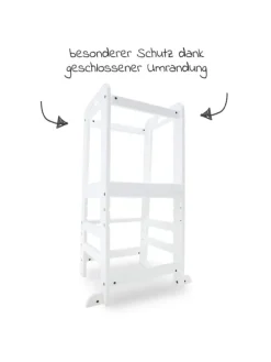 Lernturm / Kinderstuhl für Küche - Learn in weiss