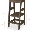 Lernturm "Fino" in Braun - (B)40 x (H)85 x (T)47 cm