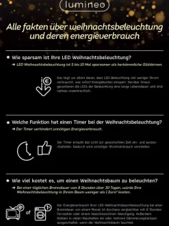 Lichterkette BASIC 240 LED 18 m, transparentes Kabel in warm weiß