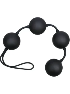 Liebeskugeln Velvet balls 4er in schwarz