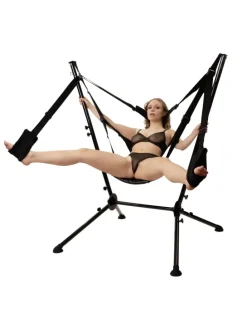 Liebesschaukel Free standing Sex Swing in schwarz
