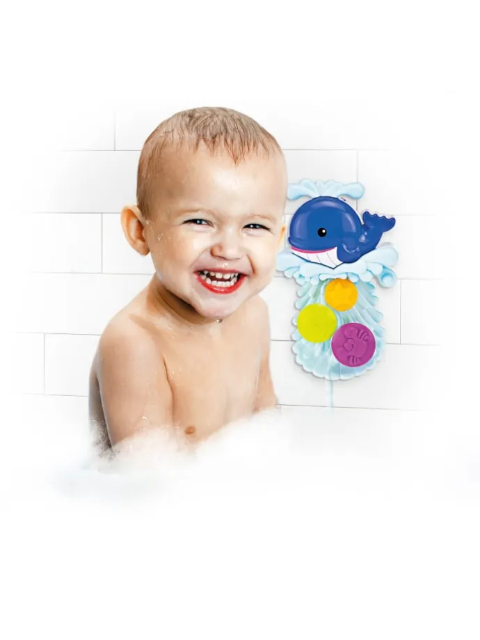 Little Stars - Wassermühle mit Saugnapf in bunt