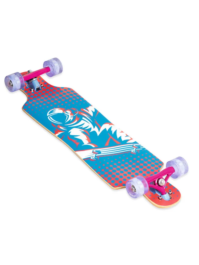 Longboard "Muuwmi Compact ABEC 7 Space" - ab 6 Jahren