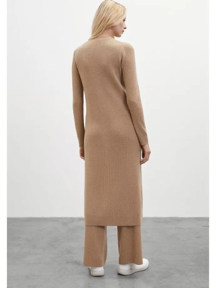 Longcardigan in Beige
