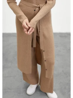 Longcardigan in Beige