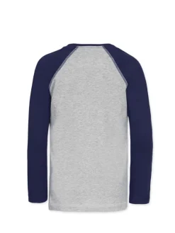 Longsleeve " AEOM " in blau