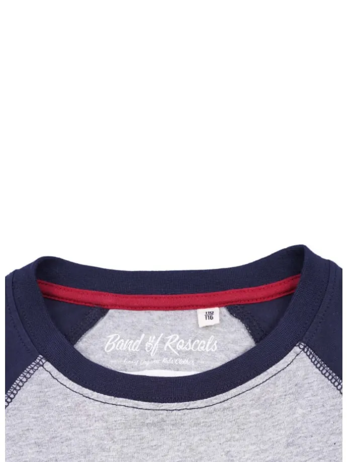 Longsleeve " AEOM " in blau