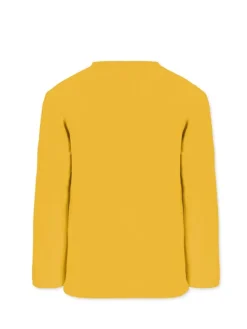 Longsleeve " Basic " in senf
