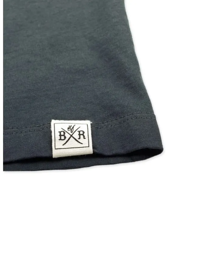 Longsleeve " Too Cool for School " in grau