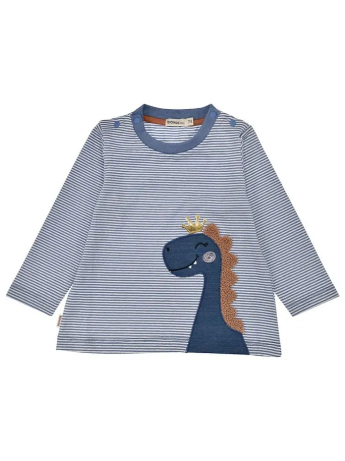 Longsleeve "Dino" in Blau