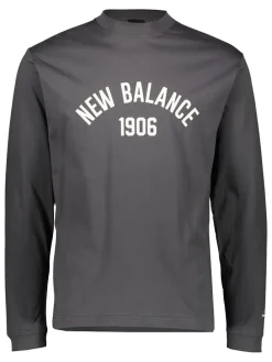 Longsleeve "Essentials Varsity" in Grau