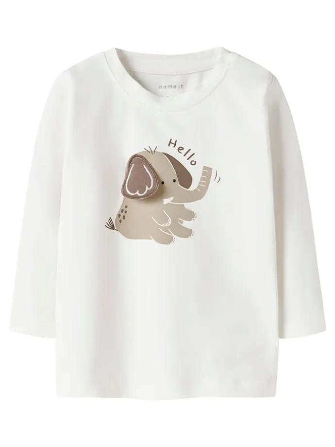 Longsleeve "Fanty" in Weiß