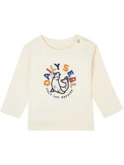 Longsleeve "Grinestar" in Creme